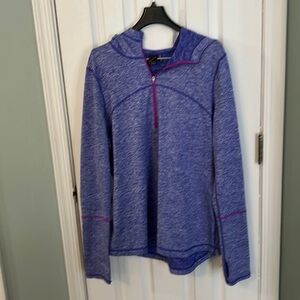 Z by Zella Fast Pace Half Zip Pullover Purple S